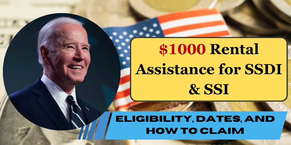 $1000 Rental Assistance for SSDI & SSI