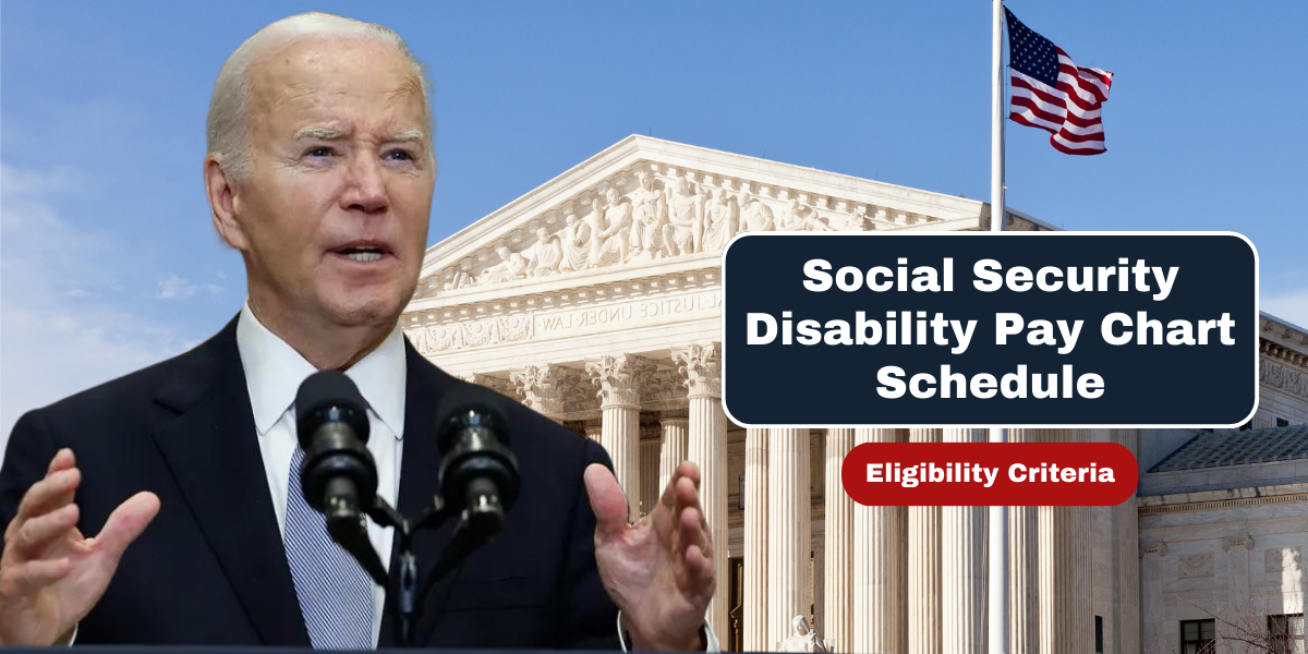 Social Security Disability Pay Chart Schedule in September 2024 Eligibility Criteria